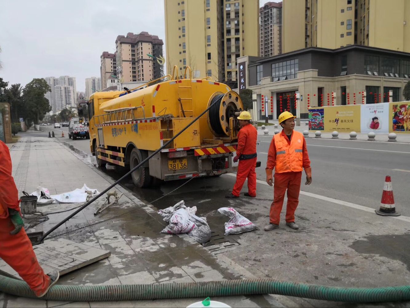 丰顺排污管道清淤-管道清洗